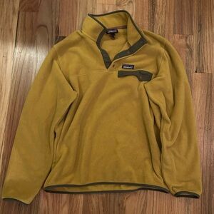 Patagonia Synchilla Mustard Fleece Pullover